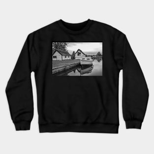 Boat on the Broads, River Bure, Coltishall Crewneck Sweatshirt